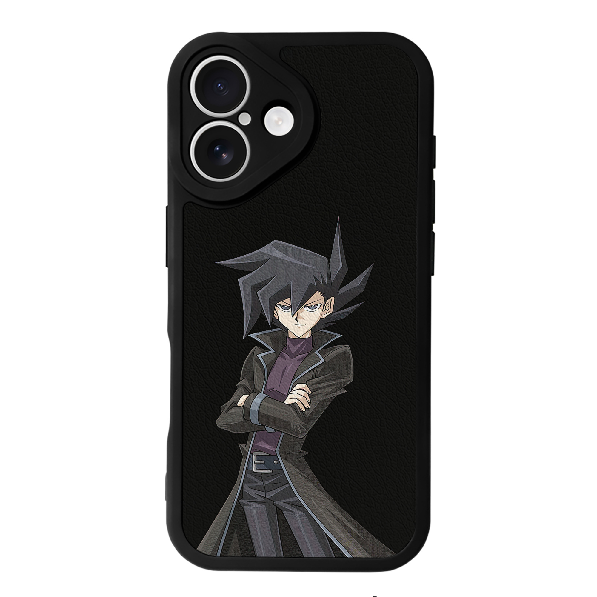 遊☆戯☆王 Yu-Gi-Oh! 【iPhone 16シリーズ対応】シリコンスマホケース（レザー調） 材質：シリコン